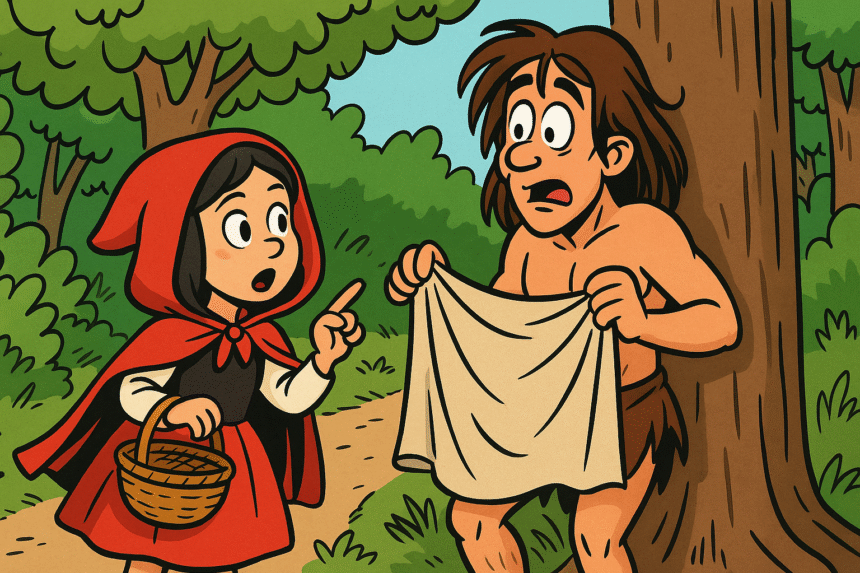 Tarzan, cârpa și Scufița prea curioasă 51 tarzan si scufita