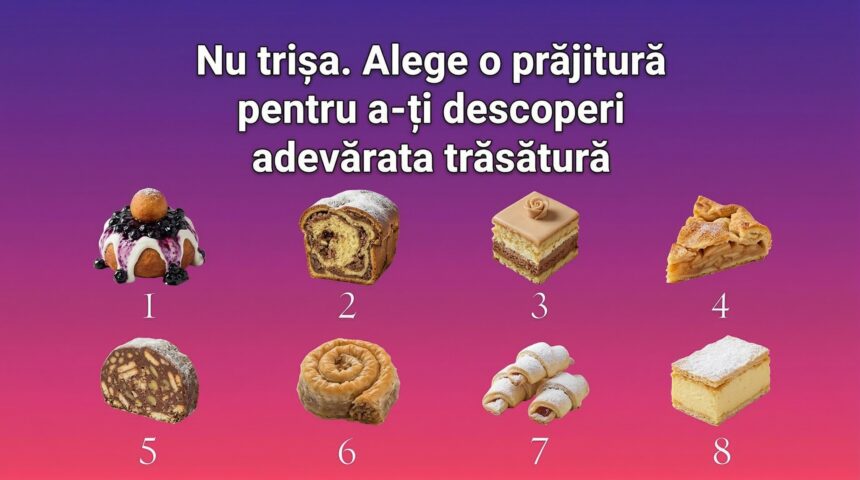 Ce spune despre tine prăjitura preferată? Alege una și vezi ce trăsătură te defineșt 51 651220332