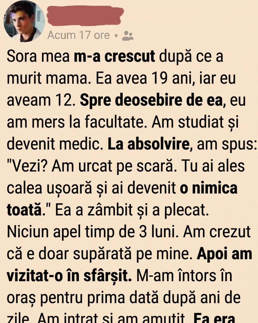 Mi-am numit sora „un nimeni" după ce m-a crescut — apoi am descoperit cât de orb fusesem 51 672427748