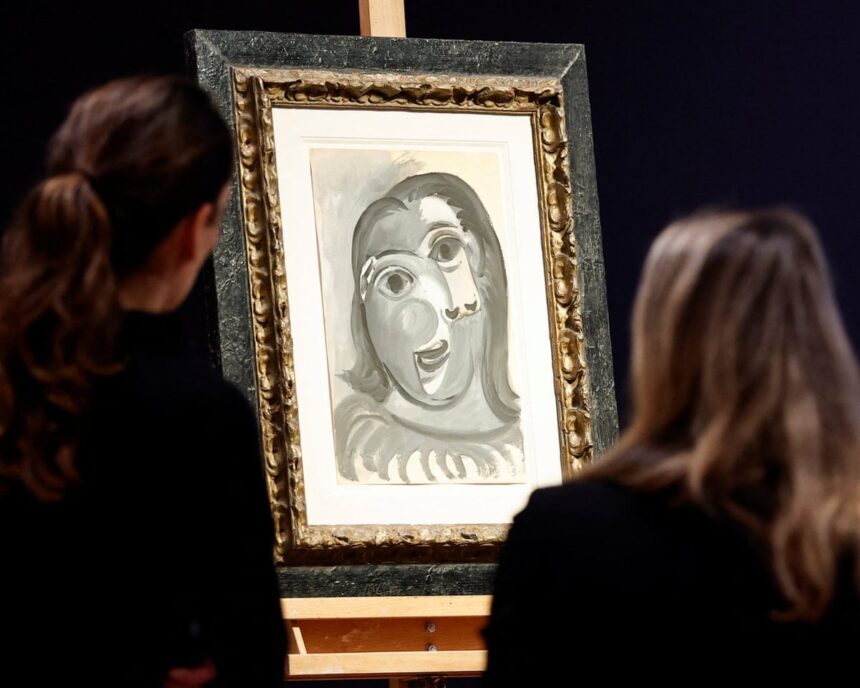 e1m picasso painting to be won for e100 in charity raffle 69dc7614733b3