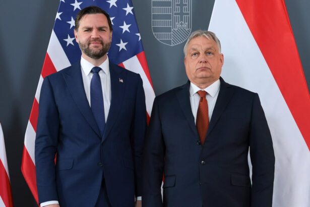 jd vance accuses eu of interference as he visits hungary to help orban win election 69d5292048e00