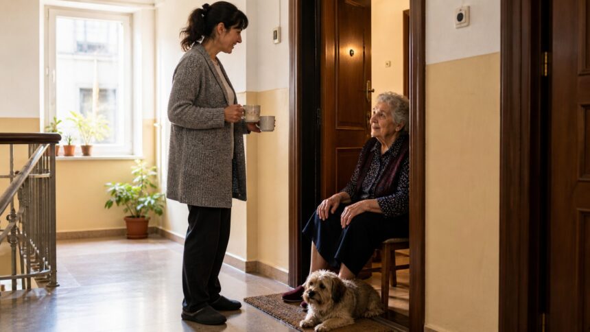 Vecina de la patru — 11 ani de cafea în pragul ușii și o cheie pe care n-o așteptam 51 685662129