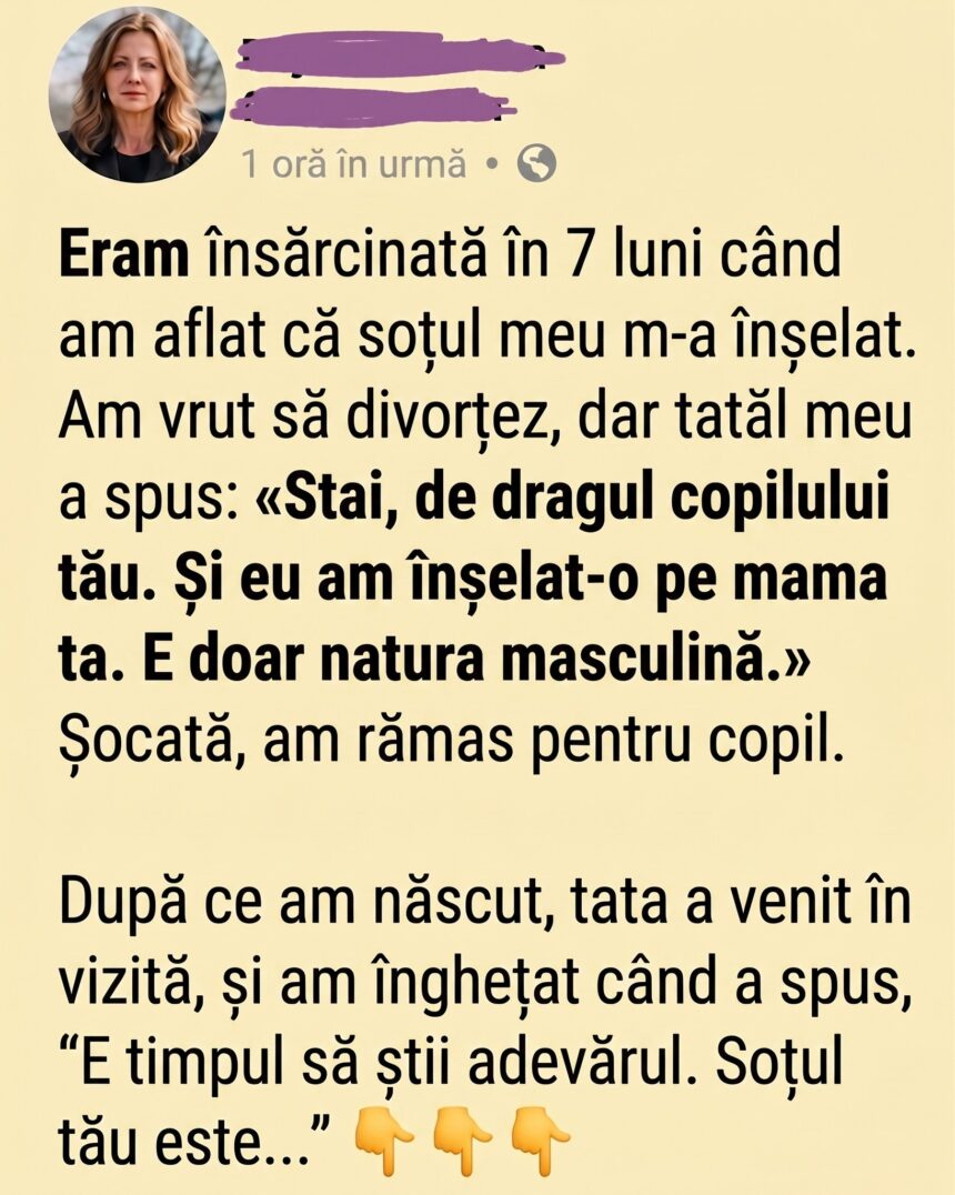 Eram însărcinată în șapte luni când am aflat că soțul meu mă înșela. 51 701829746