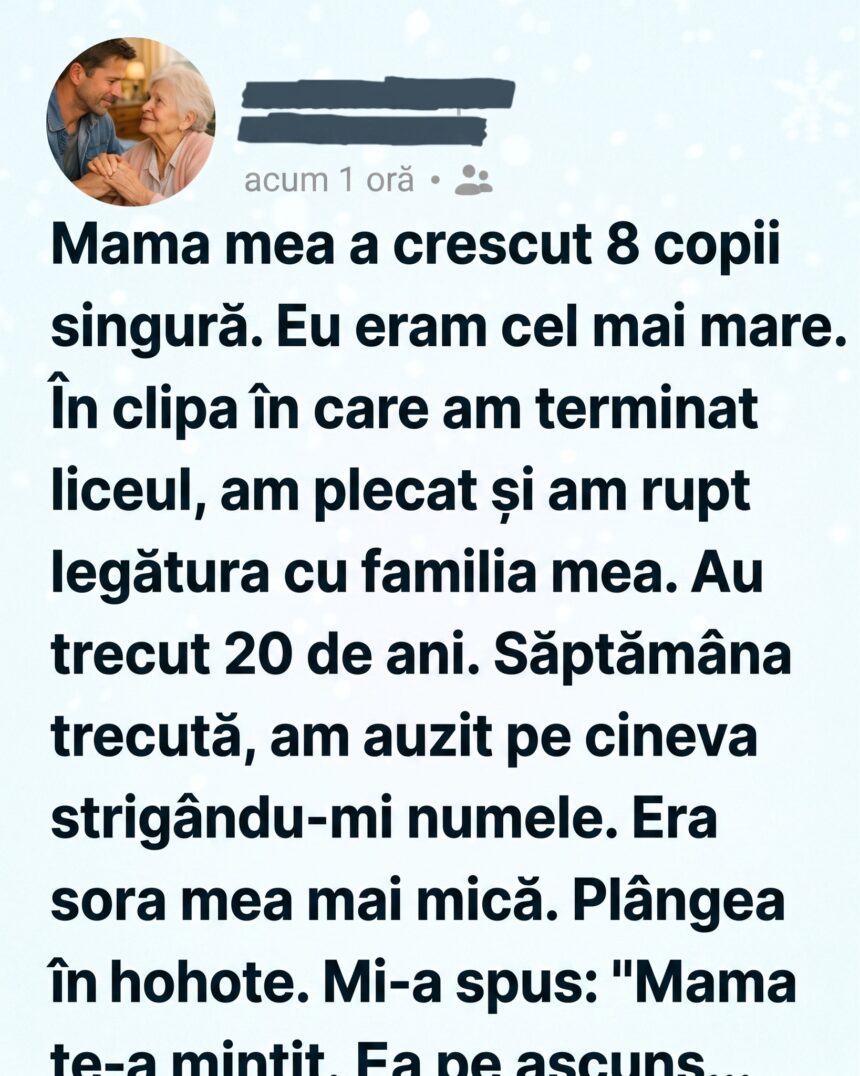 Am rupt legătura cu familia mea timp de 20 de ani… apoi sora mea mi-a dezvăluit cel mai mare secret al mamei 51 70414792