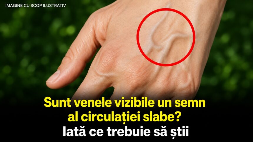 Sunt venele vizibile un semn al circulației slabe? Ce trebuie să știi 51 709266110