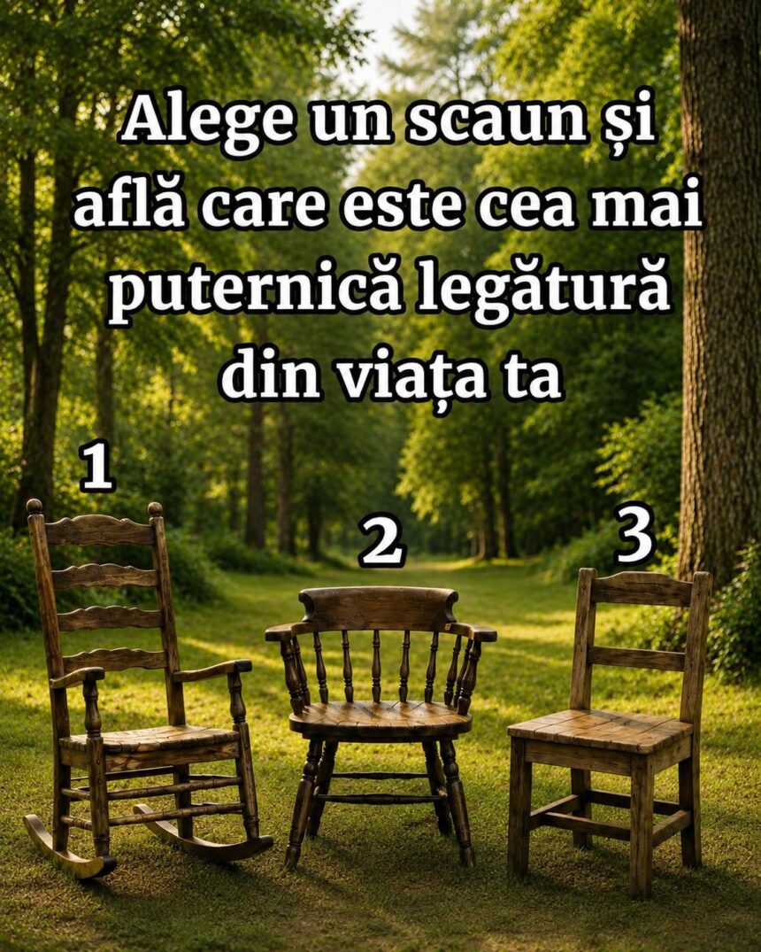Alege un scaun și află care este cea mai puternică legătură din viața ta 51 717129374