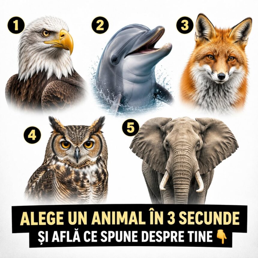 Alege un animal în 3 secunde și află ce spune despre tine 51 71879222