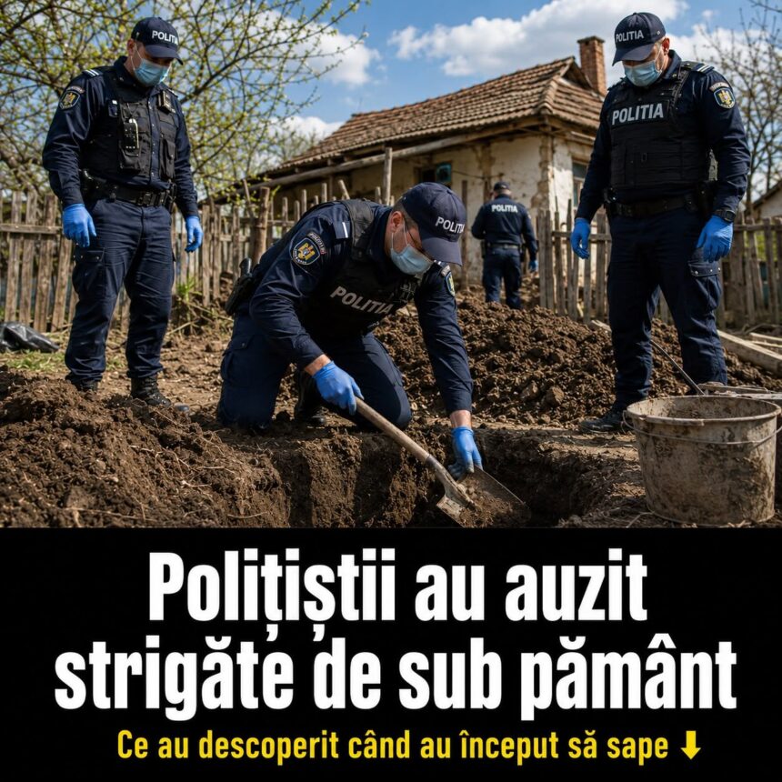 Polițiștii au auzit strigăte de sub pământ în timpul unei anchete. Ce au descoperit după ce au început să sape 51 721082483