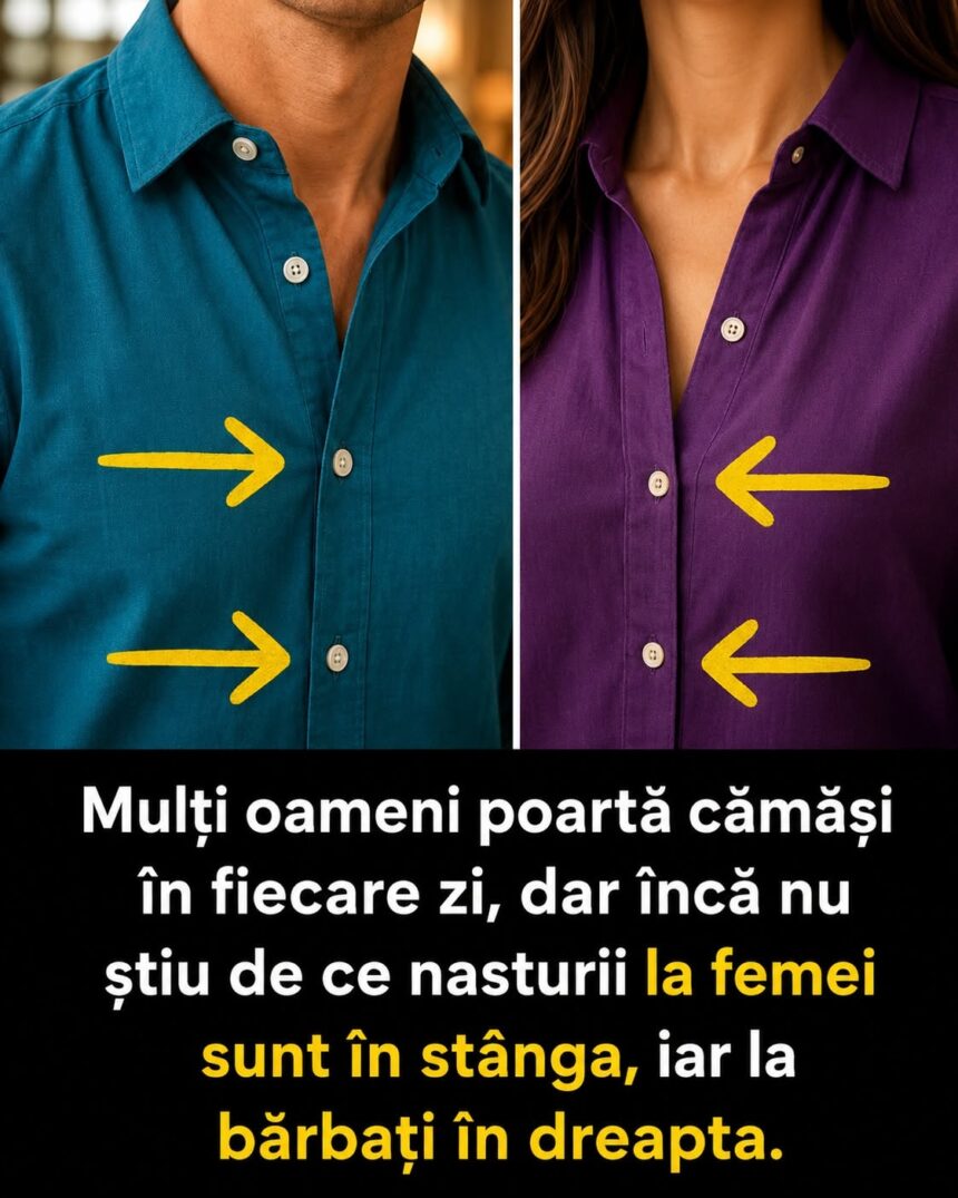 De ce cămășile pentru femei au nasturii pe partea opusă față de cele pentru bărbați 51 72465354