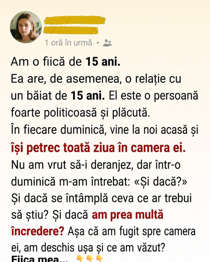 Am deschis ușa camerei fiicei mele adolescente temându-mă de ce e mai rău, dar ceea ce am văzut m-a schimbat 51 734435629