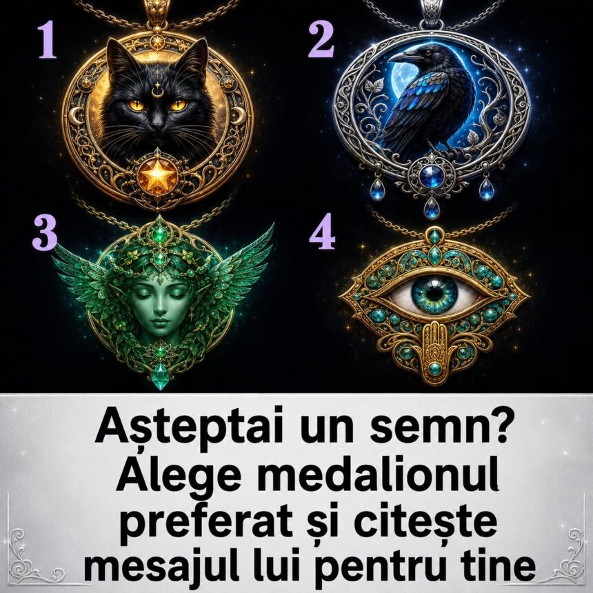 Așteptai un semn? Alege medalionul preferat și descoperă mesajul lui pentru tine 51 751915251