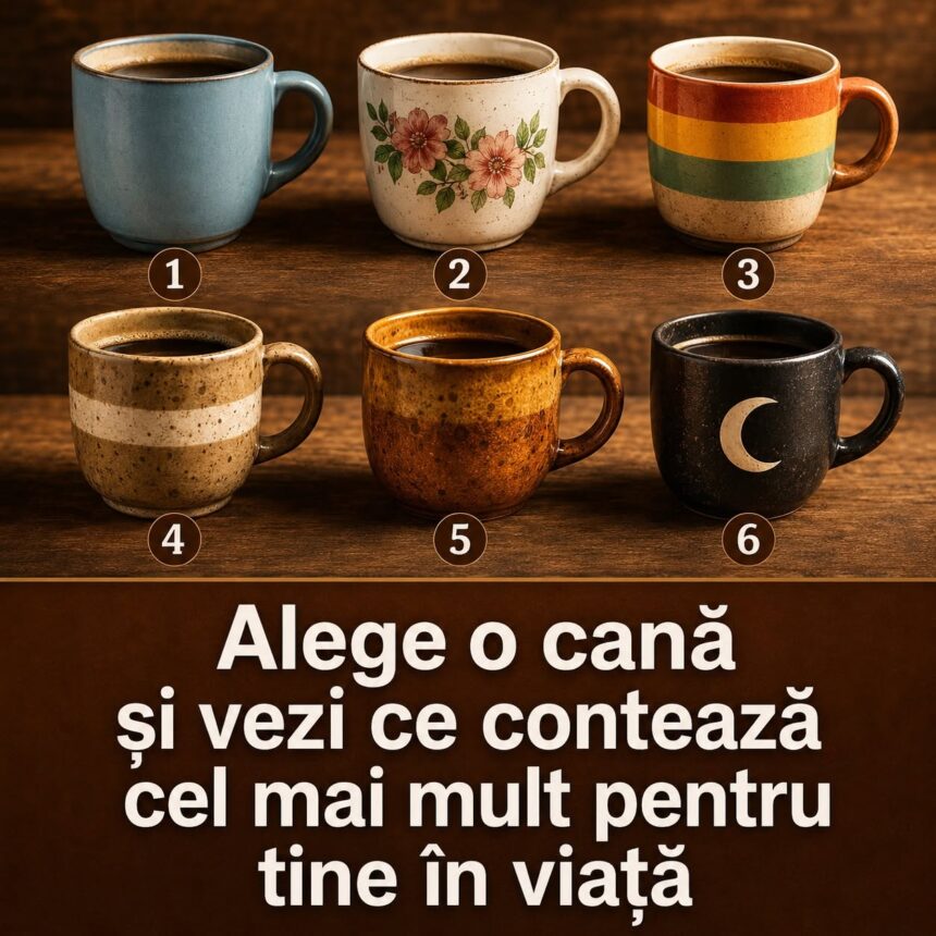 Alege o cană și descoperă ce are cea mai mare valoare pentru tine în viață 51 752653165