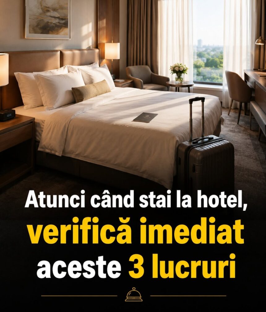 Cele 3 lucruri pe care trebuie să le verifici imediat când intri într-o cameră de hotel 51 758037439