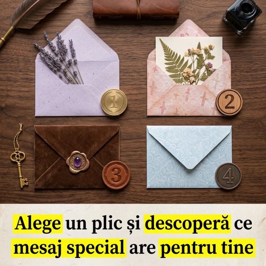 Alege un plic și citește mesajul care pare scris pentru sufletul tău 51 758915387