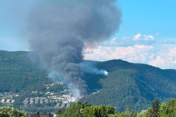 video incendiu devastator in norvegia sute de oameni evacuati si peste 100 de case distruse 6a5b355e40796
