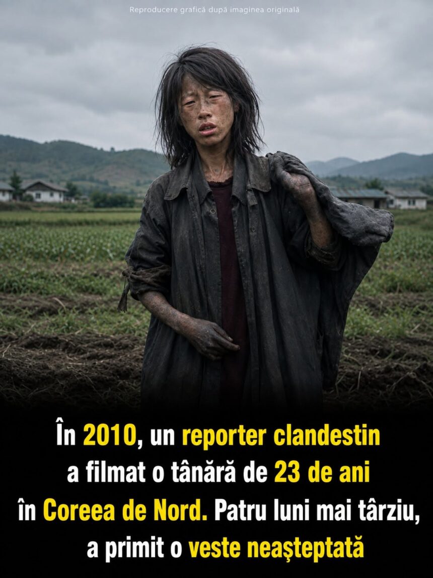 În 2010, un reporter clandestin a filmat o tânără de 23 de ani în Coreea de Nord. Patru luni mai târziu, a primit o veste neașteptată 51 776578649