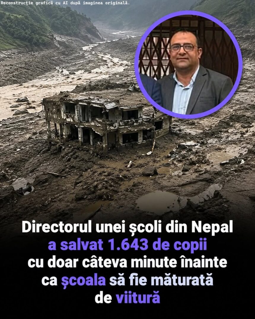 Directorul care a luat o decizie în câteva minute și a salvat sute de copii de la o viitură devastatoare 51 78968061