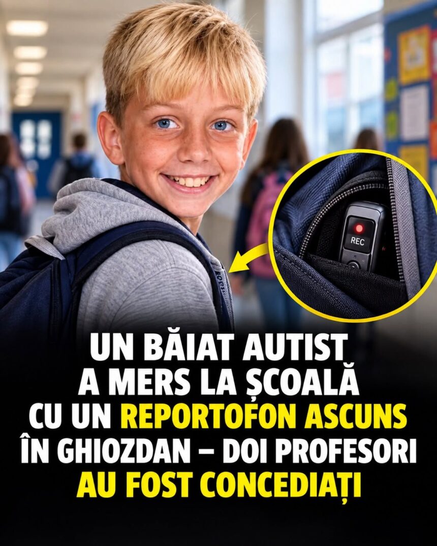 Mama unui băiat cu autism a ascuns un reportofon în ghiozdanul lui. Ce a descoperit la școală a dus la concedieri 51 802032203