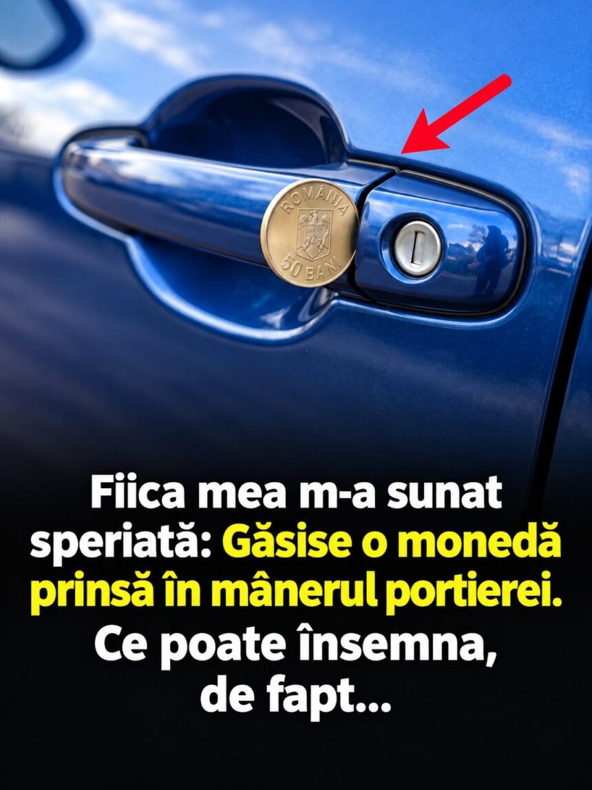 Fiica mea m-a sunat speriată: Găsise o monedă prinsă în mânerul portierei. Ce poate însemna, de fapt 51 802505100