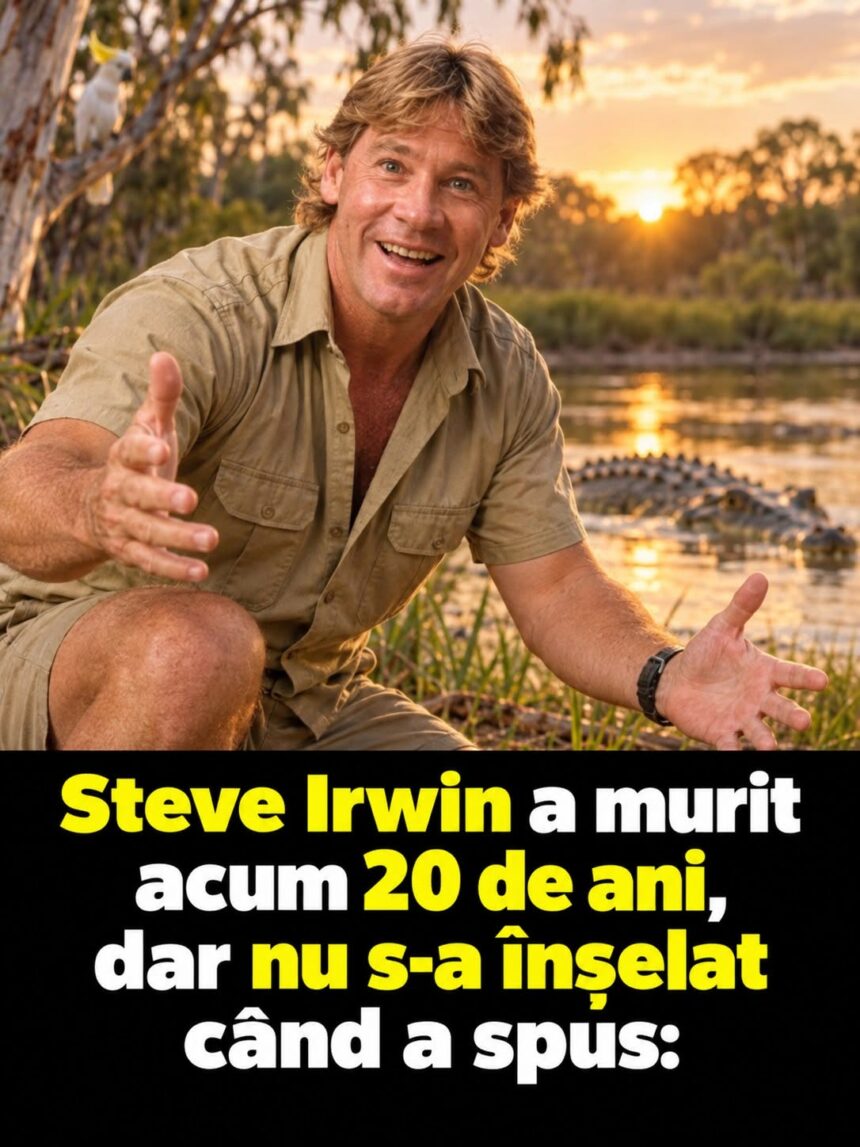 Steve Irwin a murit acum 20 de ani, dar nu s-a înșelat când a spus: 51 805732923