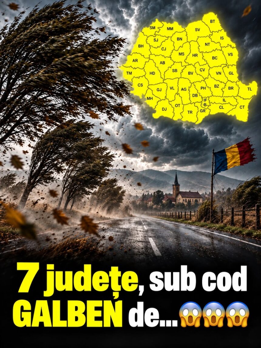 7 județe, sub cod GALBEN de…Vremea se schimbă de la 1 octombrie. 51 829004069